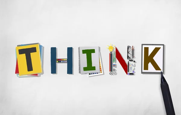 Think  Ideas Skill Start up Concept — Stock Photo, Image