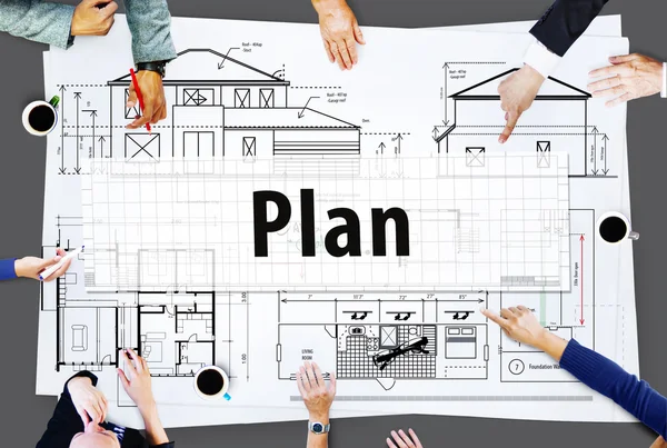 Master Plan, Strategy Concept — Stock Photo, Image