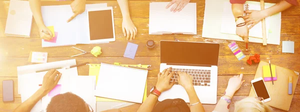 Grupo Diverso Personas Trabajando Juntos —  Fotos de Stock