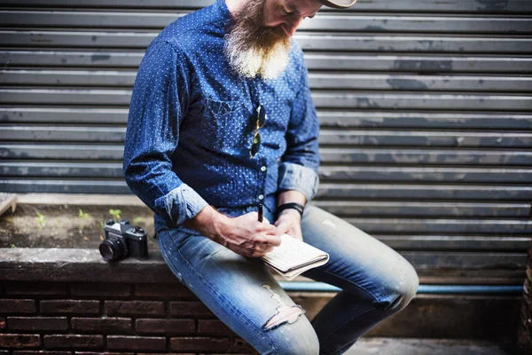 Senior Man with Beard — Stock Photo, Image