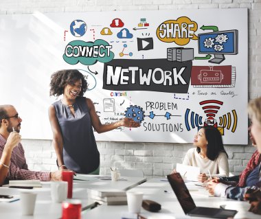 iş toplantısı ile ağ