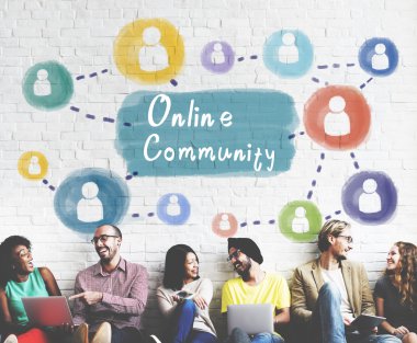 Online topluluk ile duvar çeşitlilik arkadaşları