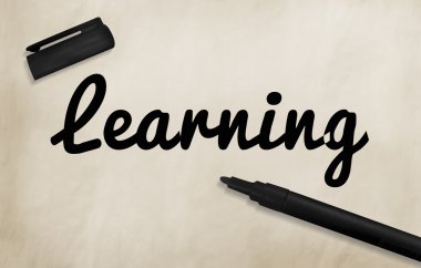 Arka plan siyah metin ile