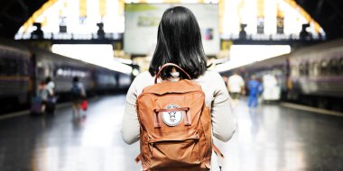 seyahat hipster kadın  