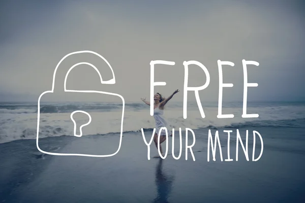 Free Your Mind text — Stock Photo, Image