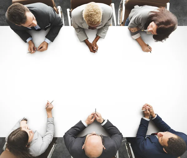 Grupo de empresários no trabalho — Fotografia de Stock