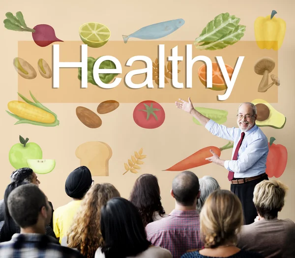 People at seminar with healthy — Stock Photo, Image