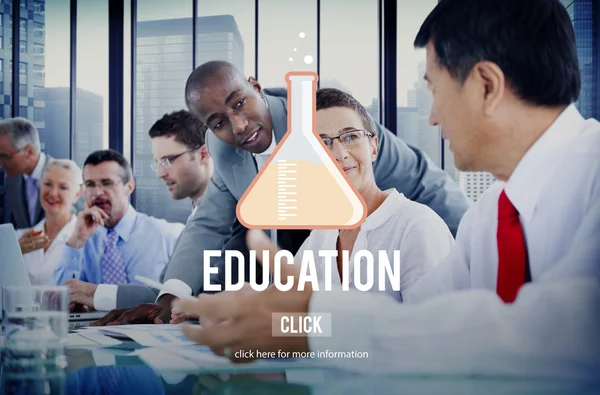 Conceito de Pessoas Empresariais e Educação — Fotografia de Stock