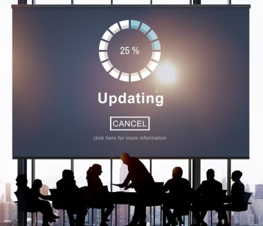 İş grubunun siluetleri