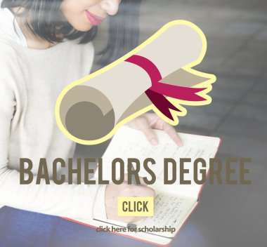 Kadın defter lisans derecesi ile yazma