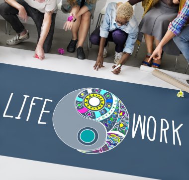 diversity people and life and work clipart