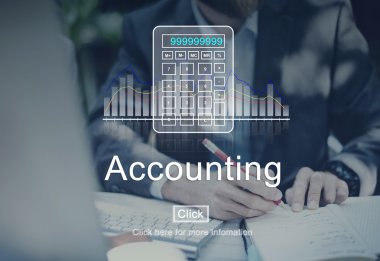 Ofiste çalışan bir işadamı.