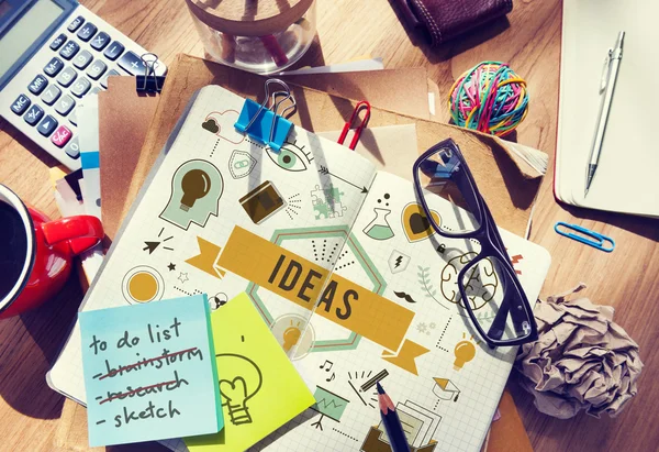 Ideas Estrategia Tácticas Concepto — Foto de Stock