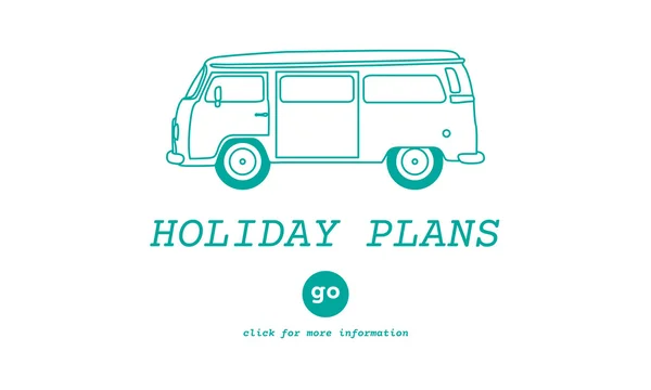 Modèle avec plan de vacances concept — Photo