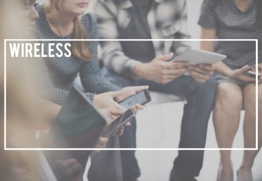 insanlar toplantı ve kablosuz