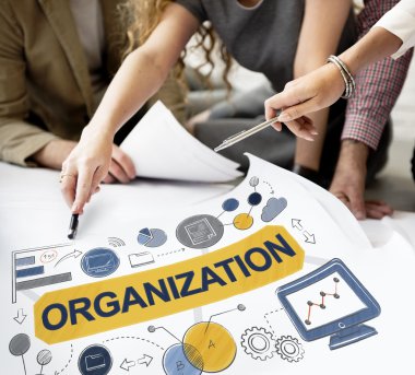 Poster ve organizasyon çalışma tasarımcılar