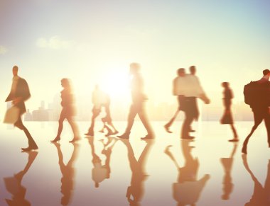 İş Adamlarının Silüetleri