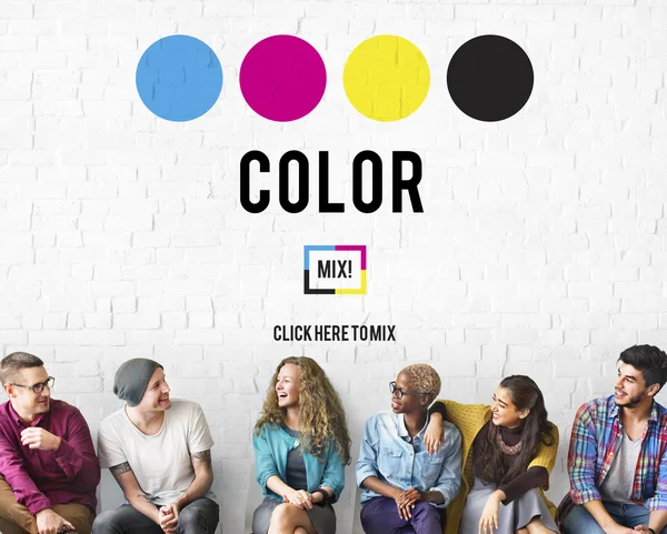 Różnorodność osób i kolor — Zdjęcie stockowe
