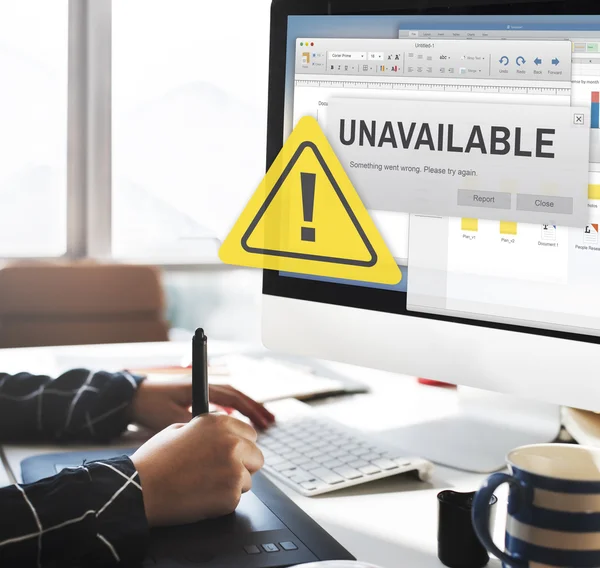 Unavailable  Connect Concept — Stock Photo, Image
