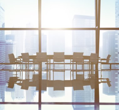 Modern ofis toplantı tablo