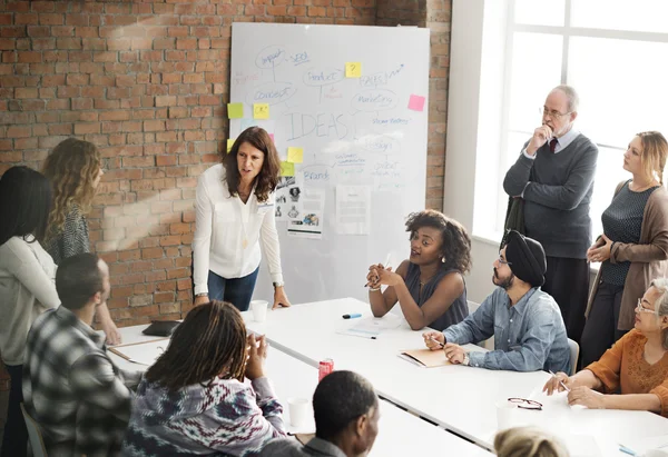 Diversity people at meeting — Stock Photo, Image