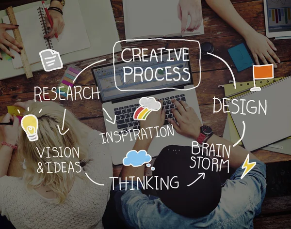 Creative Process Inspiration Concept — Stock Photo, Image