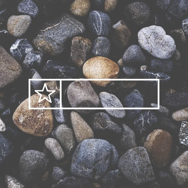 Multi colorido Pebbles fundo — Fotografia de Stock