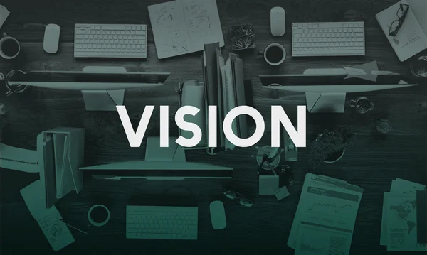 Concepto de visión, ambición y metas —  Fotos de Stock