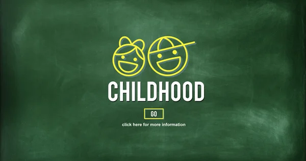 Childgood Kids Offispring Concept — Stockfoto