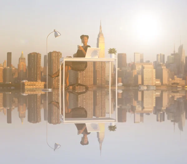 stock image Businesswoman in New York city