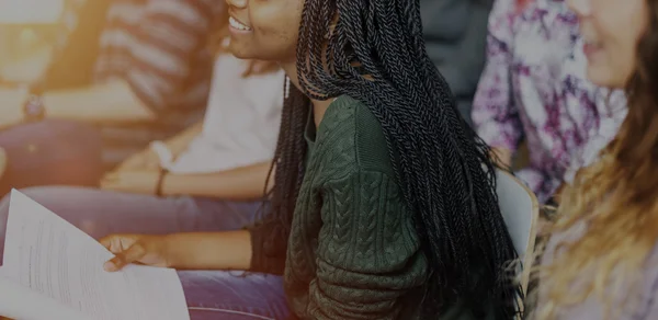 Studie van de studenten in de klas — Stockfoto