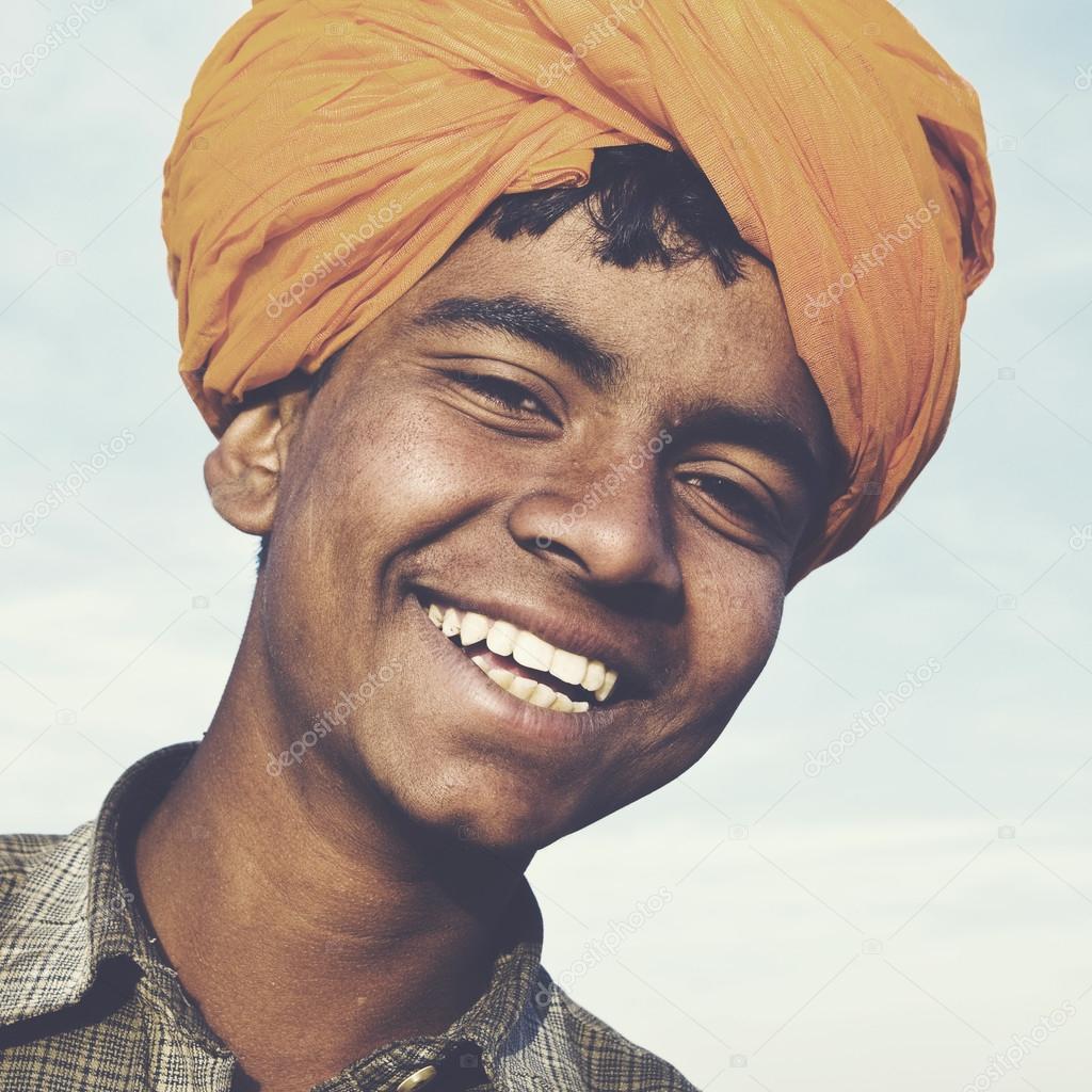 Indigenous Indian Boy Smiling 