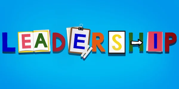 Parole Leadership, Influenza Concetto — Foto Stock