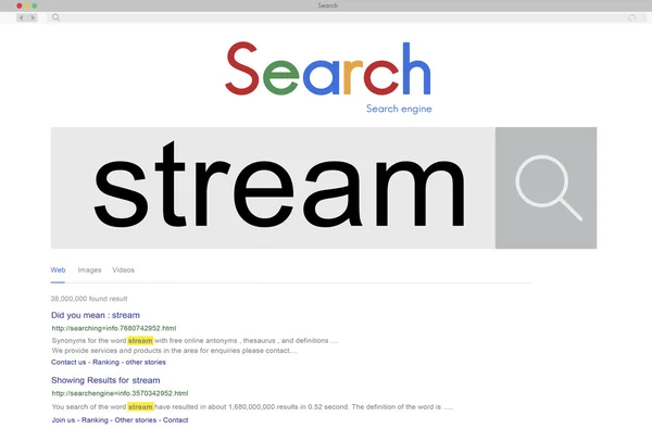 Διαδίκτυο Αναζήτηση έννοια — Φωτογραφία Αρχείου