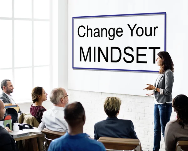 People at meeting Listening Presentation — Stock Photo, Image