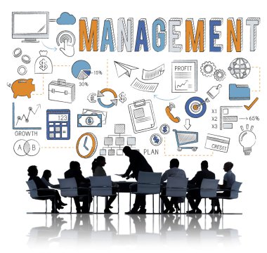 İş grubunun siluetleri