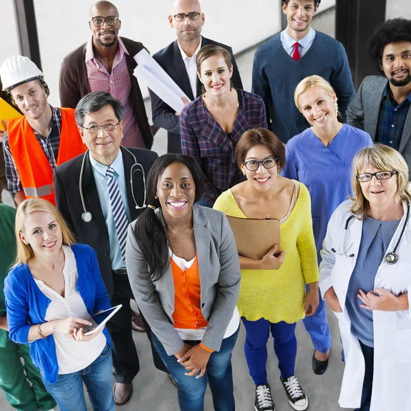 Diversity people professions — Stock Photo, Image