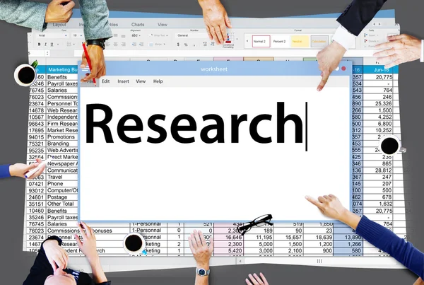 Research Information Concept — Stock Photo, Image