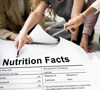 Beslenme gerçekler kavramı ve çeşitlilik insanlar