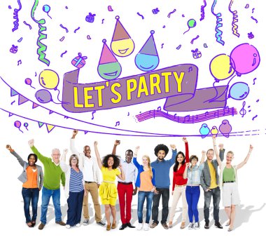 çeşitlilik insanlar birlikte ayakta