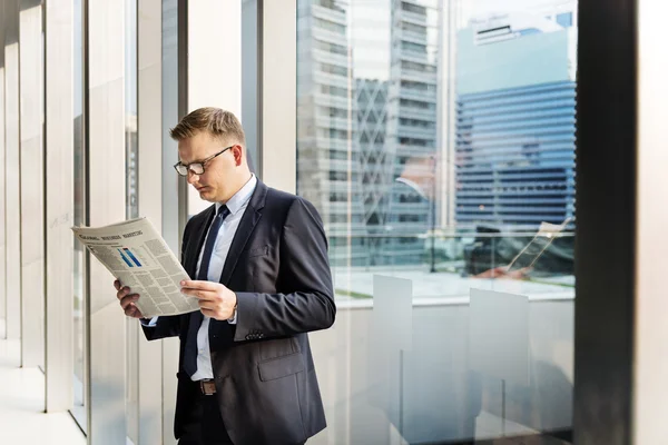 Young Busy Business man — Fotografie, imagine de stoc