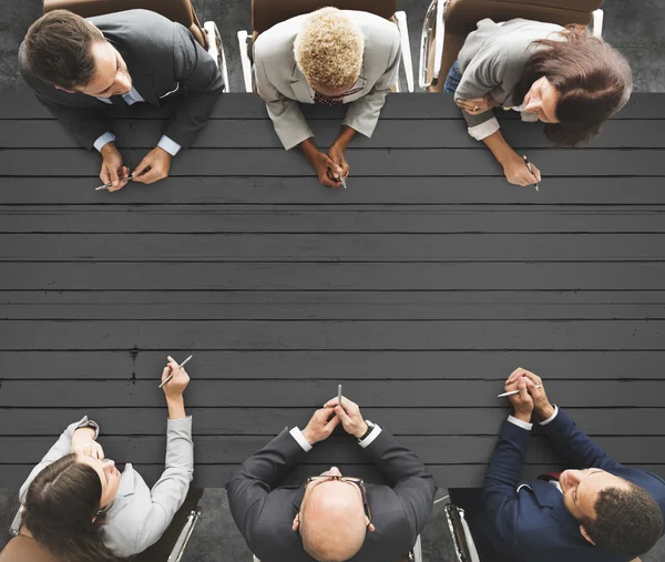 Gruppo di imprenditori al lavoro — Foto Stock