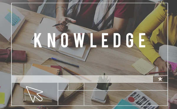 Kunskap makt utbildning koncept — Stockfoto