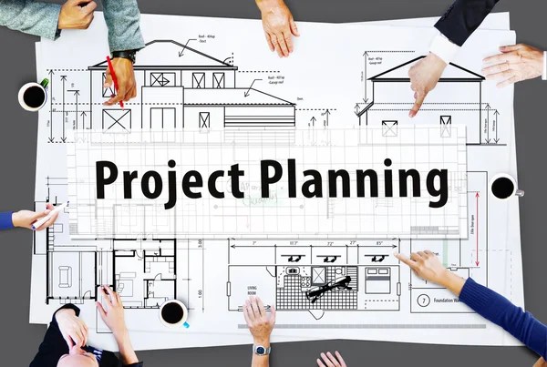 Planificación de Proyectos, Concepto de Estrategia —  Fotos de Stock