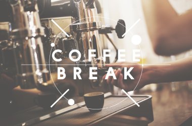 Kafede çalışan barista