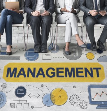 iş adamları iş başında grup