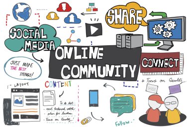 Şablon Online topluluk kavramı ile