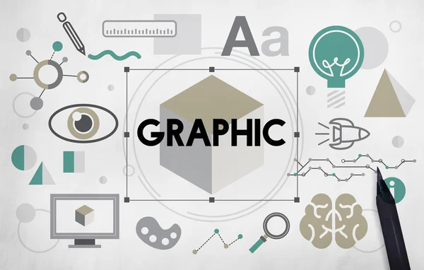 Idei innowacji koncepcji graficznej — Zdjęcie stockowe