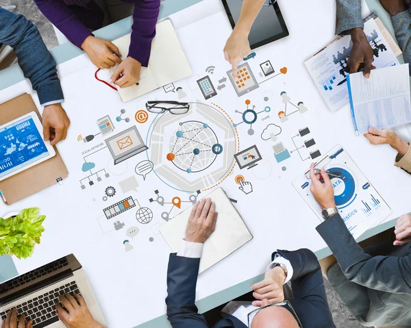 Gente de negocios trabajando — Foto de Stock