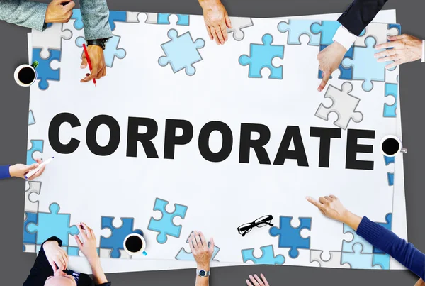 Концепція корпоративного бізнесу — стокове фото